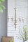 4 - Light Wood Chandelier, Hanging Light Fixture with Adjustable Chain for Kitchen Dining Room Foyer Entryway, Bulb Not Included